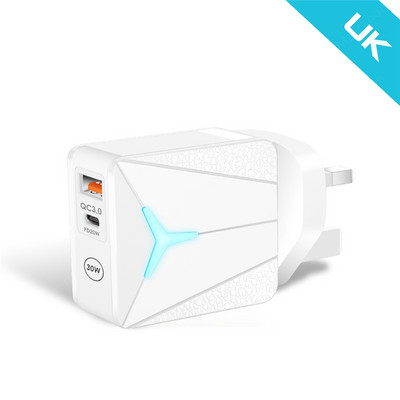 Încărcător USB de 30W tip C PD Adaptor de încărcare rapidă de 20W QC3.0 pentru iPhone 13 12 Samsung Huawei Xiaomi mufa UE/SUA Încărcător pentru telefon mobil