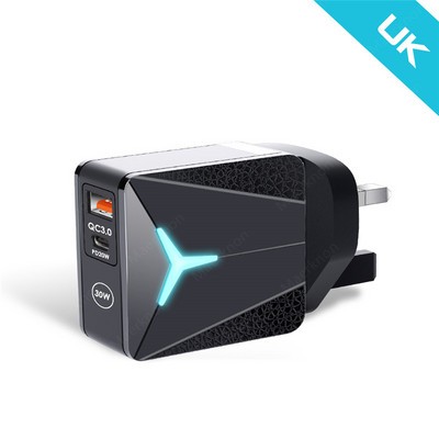Încărcător USB de 30W tip C PD Adaptor de încărcare rapidă de 20W QC3.0 pentru iPhone 13 12 Samsung Huawei Xiaomi mufa UE/SUA Încărcător pentru telefon mobil