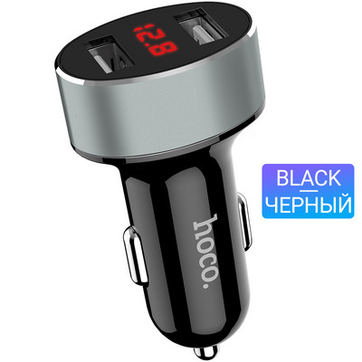 hoco încărcător de mașină adaptor de încărcare usb 12 24 volți cel mai bun portabil rapid mini dual usb a port pentru apple iphone 6 7 8 x telefoane Android