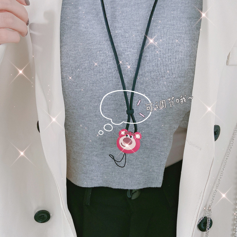 Slatka silikonska dugačka vrpca za telefon za iphone, huawei, samsung, redmi, xiaomi, ogrlica, remen za radnu karticu, privjesak za ključeve