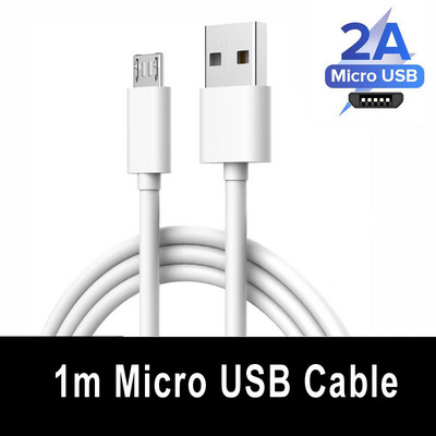 Încărcător rapid Încărcare rapidă 3.0 18W EU Plug Încărcător pentru telefon pentru OPPO F11 F9 Pro A1K A15 A12 Realme C15 C12 C11 C3 C2 Cablu Micro USB