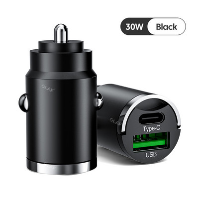 Mini încărcător de mașină USB 100W tip C QC3.0 PD Încărcătoare de mașină Adaptor de încărcare rapidă a telefonului de mașină pentru iphone Samsung Huawei Xiaomi