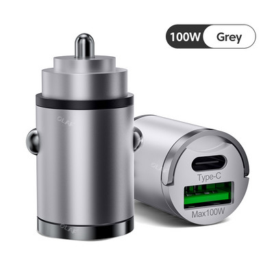 Elough 100W QC3.0+PD 5A Mini încărcător de mașină cu încărcare rapidă PD 15W USB tip C Adaptor pentru încărcător de telefon pentru iPhone 14 13 Pro Max Xiaomi
