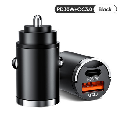 Elough 100W QC3.0+PD 5A Mini încărcător de mașină cu încărcare rapidă PD 15W USB tip C Adaptor pentru încărcător de telefon pentru iPhone 14 13 Pro Max Xiaomi