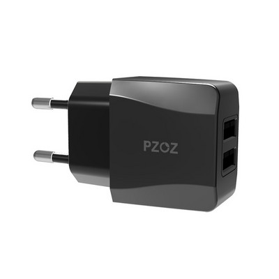 PZOZ Adaptor de încărcător USB dublu 2a 5v Încărcător de perete portabil de călătorie Telefon mobil inteligent USB mufă UE pentru iphone ipad Samsung Xiaomi 9
