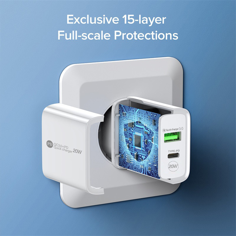 20W USB tip C punjač LED adapter PD brzi telefonski punjač za iPhone 13 12 11 AirPods iPad Huawei Xiaomi LG Samsung USB C punjač