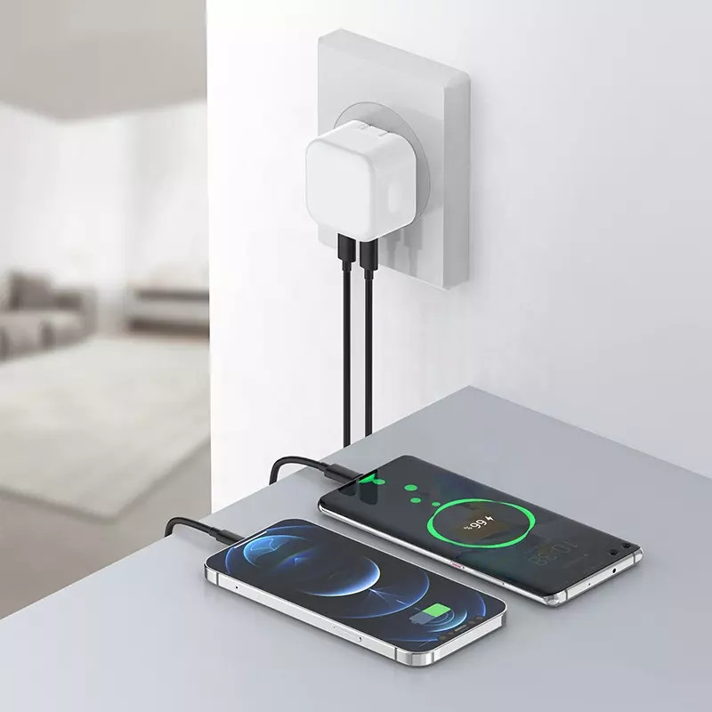 Novi Dual Ports Tip C USB-C adapter za napajanje Brzi punjač za telefon USB C PD 35W brzi zidni punjač za iPhone 14 13 12 Pro Max Samsung