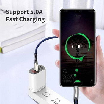 QC 3.0 Fast Charger Adapter 5A Cable Micro USB For Huawei P8 P9 Lite Y5 Y6 Y7 Y9 2018 Honor 6 7 LG G3 G4 18W EU Plug USB Charger