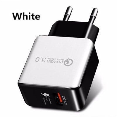 Adaptor pentru încărcător rapid QC 3.0 Cablu micro USB 5A pentru Huawei P8 P9 Lite Y5 Y6 Y7 Y9 2018 Honor 6 7 LG G3 G4 18W Încărcător USB cu mufă UE