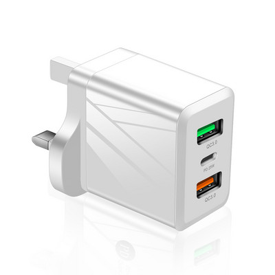 Încărcător USB cu 3 porturi USB C 48W Încărcare rapidă pentru iPhone 11 12 Xiaomi Huawei Samsung Încărcător PD pentru telefon mobil Adaptor încărcător de călătorie