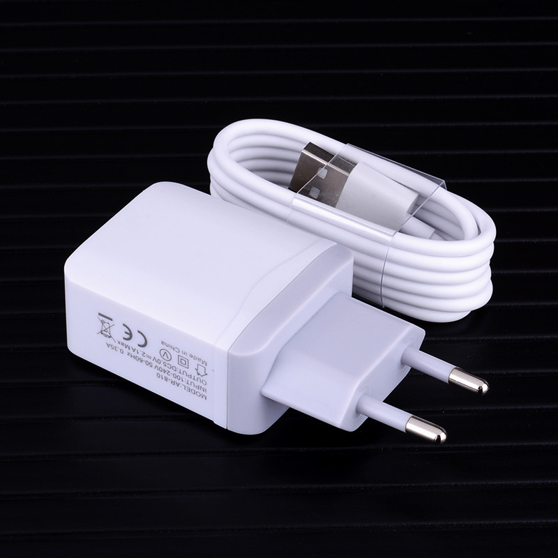 TECNO Spark 5 Realme C1 XT OnePlus 3 Φορτιστής τηλεφώνου 5V 2A Προσαρμογέας τοίχου Τύπος C Καλώδιο μικροφόρτισης USB για Xiaomi Poco X3 Redmi 6A