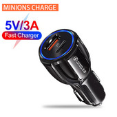 Încărcător de mașină USB 3A 30W Tip C PD QC Adaptor pentru telefon de încărcare rapidă pentru iPhone 13 12 11 Pro Max 8 Xiaomi Huawei Samsung S21 S20 S10