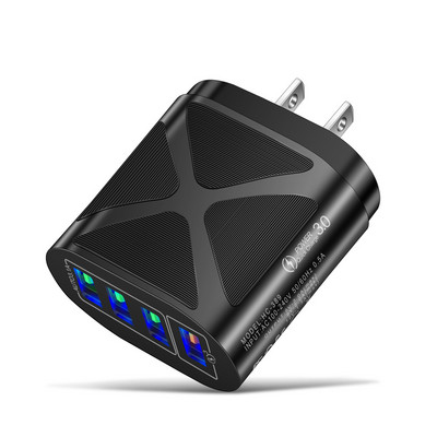 Încărcător USB 65W 5.1A Încărcare rapidă Adaptor pentru telefon mobil 18W pentru iPhone12 Pro Max Priză UE/SUA Încărcător de perete pentru Xiaomi Huawei