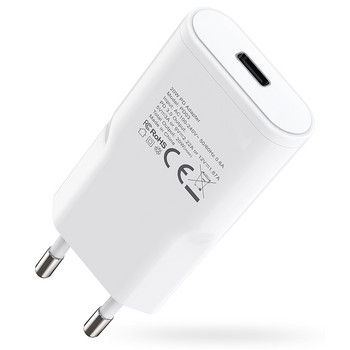 URVNS 20W USB C Стенно зарядно устройство Бърз захранващ адаптер Стенни зарядни устройства за мобилен телефон за iPhone 12/13 Pro Max/12/13Min/11, Pixel, iPad Pro