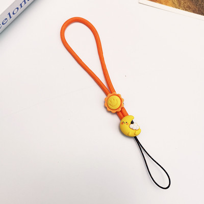 Pandantiv pentru încheietura mâinii scurte Desene animat pandantiv țesut Drăguț pentru încheietura mâinii șnur pentru telefon, anti-pierdere, curea detașabilă reglabilă, șnur pentru telefon mobil