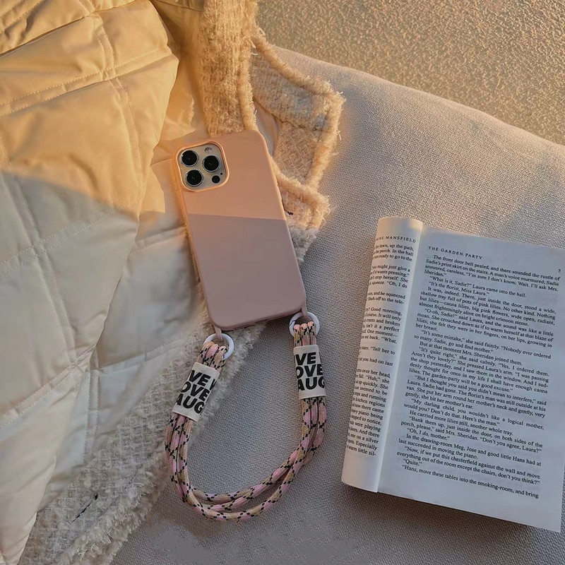 Remen za zapešće, privjesak za ključeve u kontrastnoj boji, trakica za mobitel Anti-lost, vješalica, remen za telefon, privezak, univerzalni dodaci, krajolik