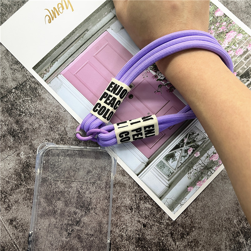 Remen za zapešće, privjesak za ključeve u kontrastnoj boji, trakica za mobitel Anti-lost, vješalica, remen za telefon, privezak, univerzalni dodaci, krajolik