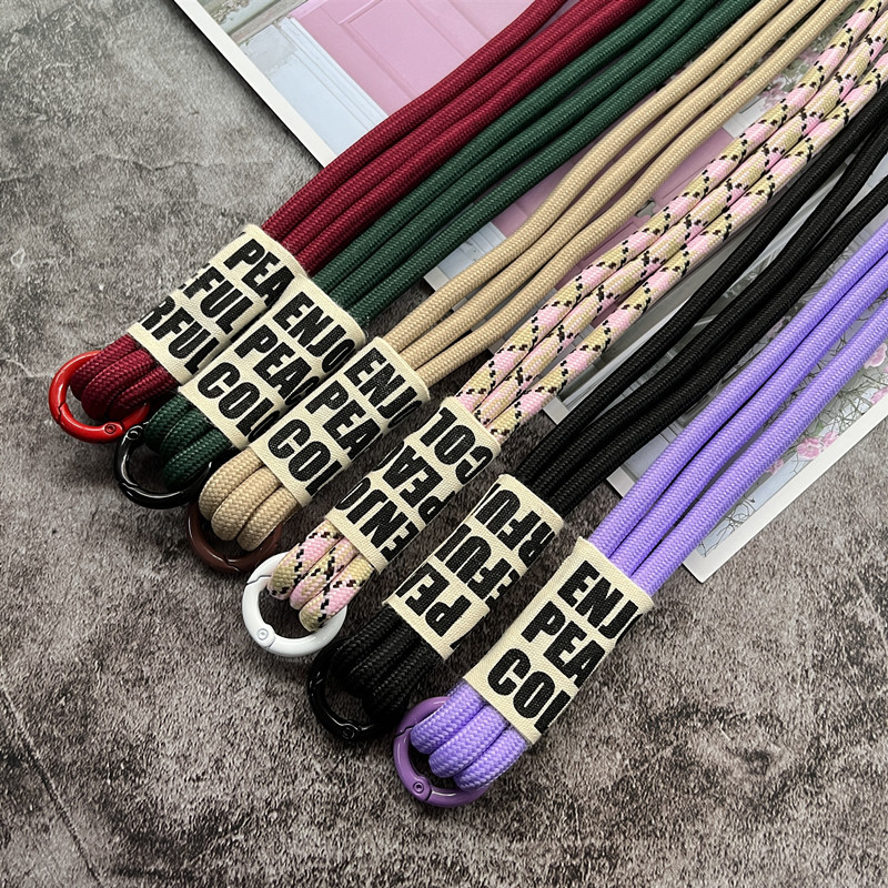 Remen za zapešće, privjesak za ključeve u kontrastnoj boji, trakica za mobitel Anti-lost, vješalica, remen za telefon, privezak, univerzalni dodaci, krajolik