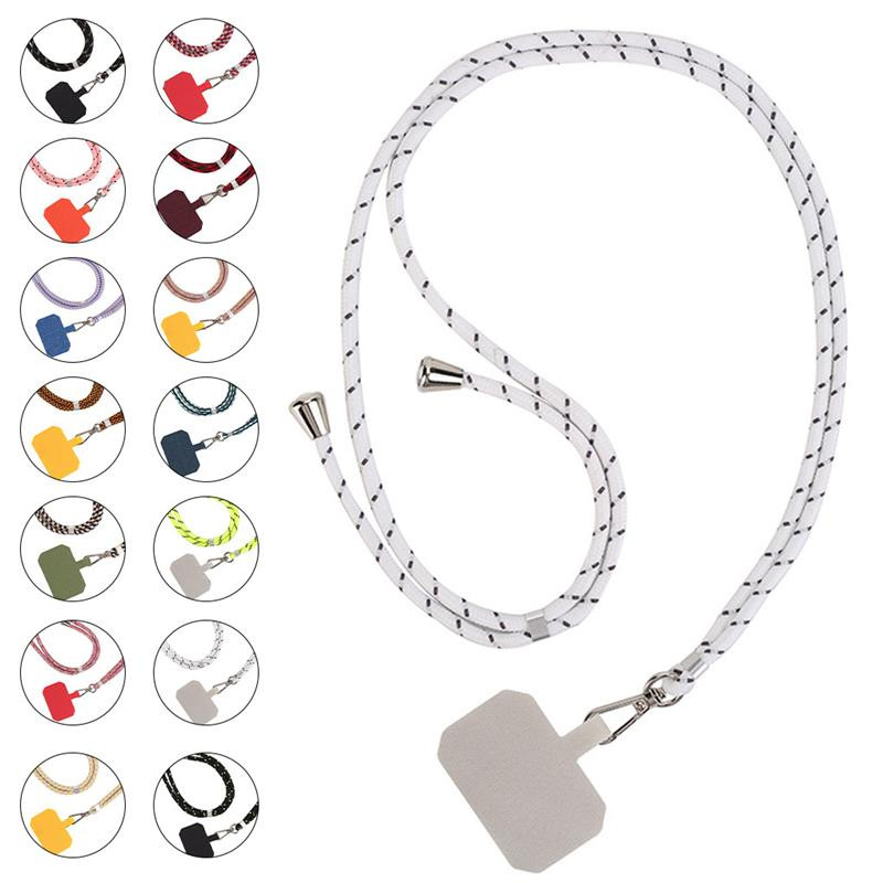 Mobilni telefon Uže za vrat Mobilni telefon Podesivi prijenosni uklonjiva metalna kopča Uzica protiv pada Crna Zelena Crna