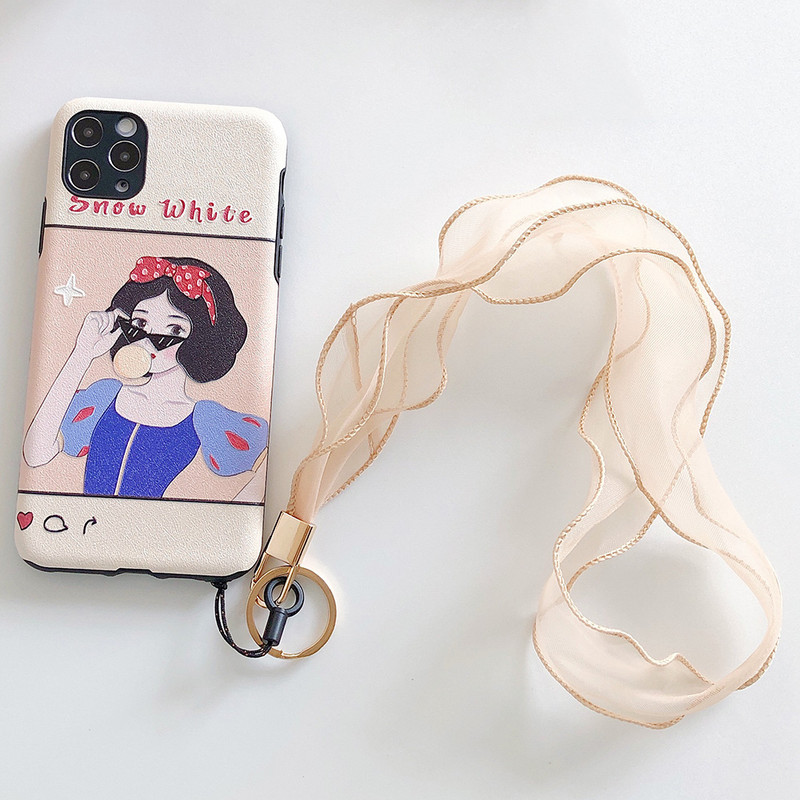 Jednostavan čipkasti stil čiste boje remen za oko vrata za ključeve ID iskaznica teretana USB remen za mobilni telefon DIY konop za vješanje Lariat konopac