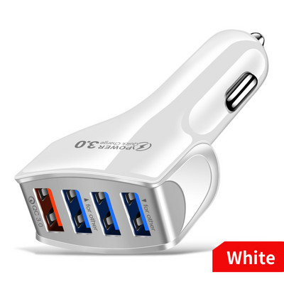 AIXXCO 4 porturi USB Car Charge 15W Rapid 3.1A Incarcare rapida pentru iPhone Xiaomi Huawei Adaptor incarcator telefon mobil in masina