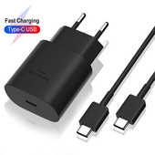 Γρήγορη φόρτιση 25W PD Super γρήγορη φόρτιση για Samsung Galaxy S22 S21 S20 FE S10 Note 20 10 A12 A52 A53 Φορτιστής τηλεφώνου 5G Carregador