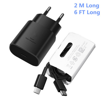 Γρήγορη φόρτιση 25W PD Super γρήγορη φόρτιση για Samsung Galaxy S22 S21 S20 FE S10 Note 20 10 A12 A52 A53 Φορτιστής τηλεφώνου 5G Carregador