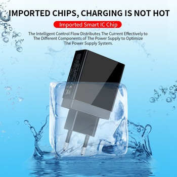 5V 3.1A USB зарядно устройство за таблет Samsung S10 S9 3 USB бързо зареждане, цифров дисплей, адаптер за стенен телефон, зарядно за зарядно устройство за iPhone