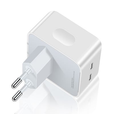 USLION 40W USB зарядно устройство PD USB Type C Dual Port USB Phone Charger Бързо зареждане за iPhone 13 Xiaomi Samsung iPad лаптопи таблети