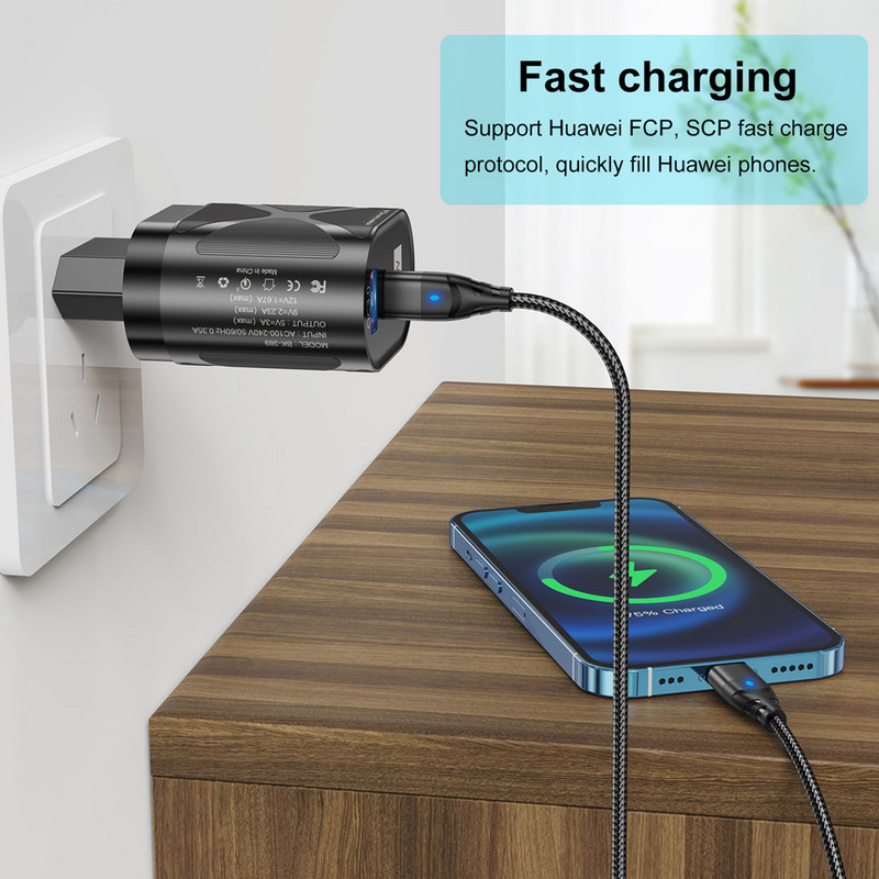 PD20W Type C QC3.0 USB mobilni telefon Adapter za glavu za brzo punjenje Zidno napajanje USB punjači za Iphone 13 12 Promax Samsung S22 S21