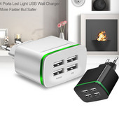 Încărcătoare de telefon USB cu 4 porturi Încărcător de perete 5V 4A pentru Iphone Ștefa UE Priză pentru telefon mobil Adaptor de încărcare pentru călătorie