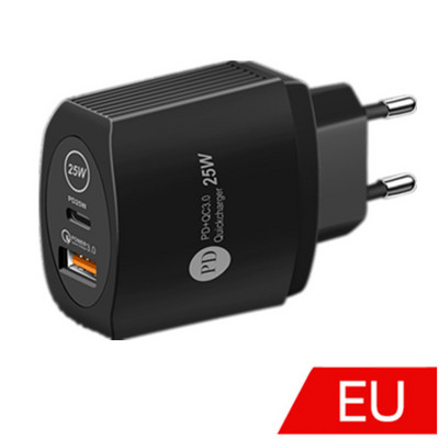 Încărcător USB C 25W Încărcător de încărcare rapidă 2 porturi Tip C Încărcător pentru telefon mobil Adaptor PD pentru Samsung Xiaomi iPhone Oneplus 10 pro