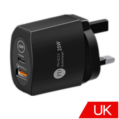 Încărcător USB C 25W Încărcător de încărcare rapidă 2 porturi Tip C Încărcător pentru telefon mobil Adaptor PD pentru Samsung Xiaomi iPhone Oneplus 10 pro