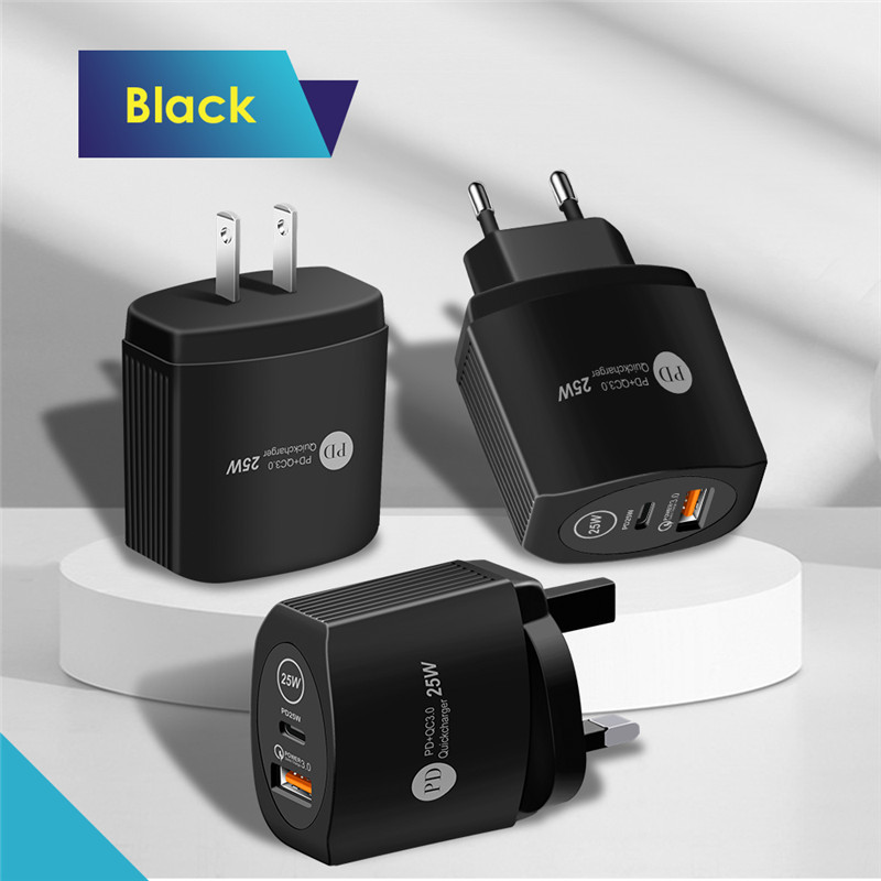 USB C punjač 25W punjač za brzo punjenje 2 porta Tip C punjač za mobilni telefon PD adapter za Samsung Xiaomi iPhone Oneplus 10 pro