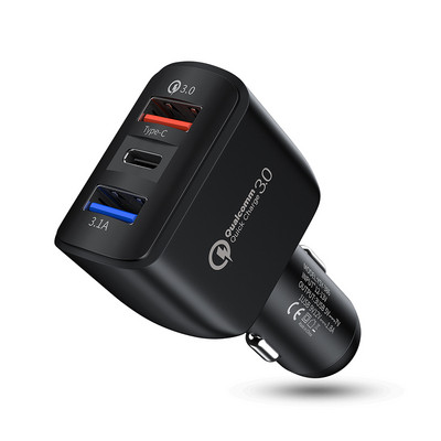 Încărcător auto PD 20W Încărcător telefon auto USB tip C Încărcare rapidă în mașină Adaptor USB-C pentru mobil Xiaomi Note 11 iPhone 13 12 QC 3.0