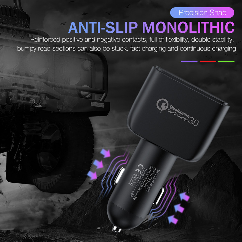 Φορτιστής αυτοκινήτου PD 20W Φορτιστής τηλεφώνου αυτοκινήτου USB Τύπος C Γρήγορη φόρτιση σε αυτοκίνητο Προσαρμογέας USB-C για κινητό Xiaomi Note 11 iPhone 13 12 QC 3.0