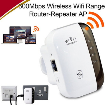 US/UK/EU/AU Plug Безжичен Wifi повторител 300Mbps Web Wifi Extender Усилвател на сигнала с голям обхват Антена Усилвател на сигнала U4LD