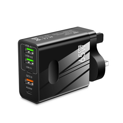 Încărcare rapidă 3.0 65W PD USB tip C încărcător pentru iPhone 14 13 12 Pro max 5 porturi Adaptor încărcător telefon pentru Samsung Xiaomi Huawei