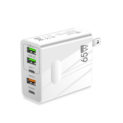Încărcare rapidă 3.0 65W PD USB tip C încărcător pentru iPhone 14 13 12 Pro max 5 porturi Adaptor încărcător telefon pentru Samsung Xiaomi Huawei