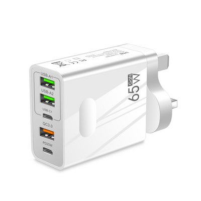 Încărcare rapidă 3.0 65W PD USB tip C încărcător pentru iPhone 14 13 12 Pro max 5 porturi Adaptor încărcător telefon pentru Samsung Xiaomi Huawei