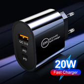 Încărcător rapid PD 20W Încărcător de perete Usb C pentru încărcător Xiaomi Samsung Telefon mobil pentru Iphone 12 13 14Pro QC 3.0 Adaptor pentru telefoane mobile