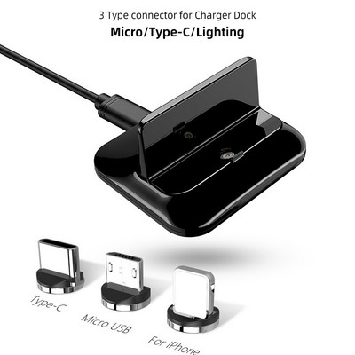 Dock de încărcare rapidă pentru dispozitivele cu suport pentru telefonul mobil Samsung iPhone se vor bucura de viteze rapide de încărcare Adaptor cablu micro tip C