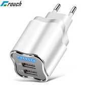 Încărcător USB 5V 2A Telefon mobil 2 porturi Priză UE/SUA Adaptor încărcător de perete de călătorie pentru iPhone iPad Samsung Xiaomi Încărcător pentru telefon tabletă
