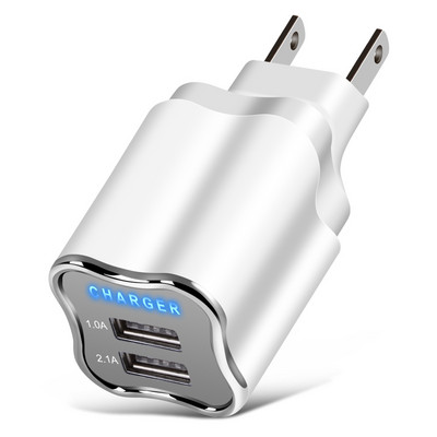 Încărcător USB 5V 2A Telefon mobil 2 porturi Priză UE/SUA Adaptor încărcător de perete de călătorie pentru iPhone iPad Samsung Xiaomi Încărcător pentru telefon tabletă