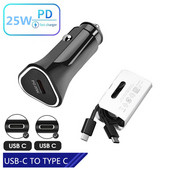 Pentru iphone 25w PD USB încărcător auto Încărcare super rapidă tip C cablu Adaptor telefon pentru Samsung S22 Ultra S21 Galaxy A53 A52s A22 5G