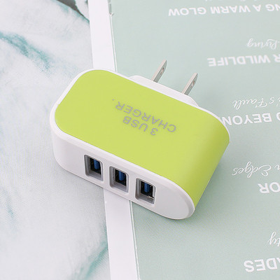3 porturi 5V 2A Încărcător USB Adaptor de curent pentru telefon de perete de călătorie pentru iPhone 14 13 Xiaomi 12 Samsung Huawei Priza portabilă UE SUA