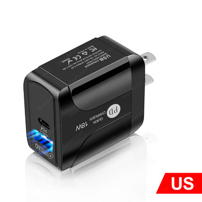 Adaptor încărcător USB PD 20W Încărcare rapidă 3.0 4.0 Tip C Încărcare rapidă Încărcătoare portabile pentru telefon pentru iPhone 12 tablete Huawei Xiaomi