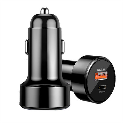 Olaf Mini încărcător auto QC 3.0 PD 3.0 Adaptor telefon de încărcare rapidă pentru iPhone Huawei Samsung Xiaomi Încărcător universal pentru telefon auto