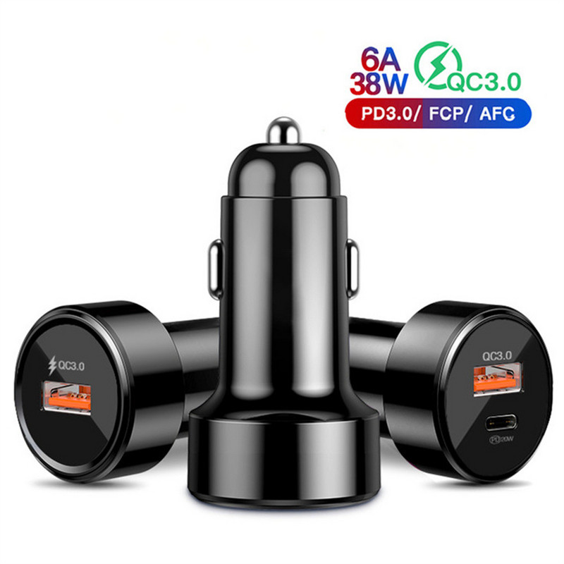 Olaf Mini Car Charger QC 3.0 PD 3.0 Fast Charging Phone Adapter for iPhone Huawei Samsung Xiaomi Universal Car Phone Charger