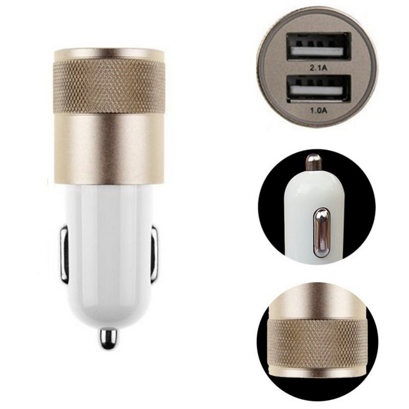 3.1A Φορτιστής αυτοκινήτου 2USB Κινητό τηλέφωνο Προσαρμογέας φορτιστή αυτοκινήτου για Samsung Xiaomi & Type C Καλώδιο Micro USB 1m for honor 10 v20 nova 3 4e